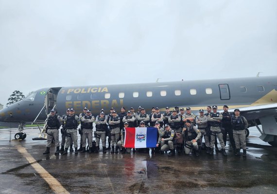 31 policiais militares de AL são enviados para auxiliar Força Nacional no Rio de Janeiro
