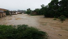 Rios Mundaú e Jacuípe apresentam elevação em seus níveis por conta das chuvas