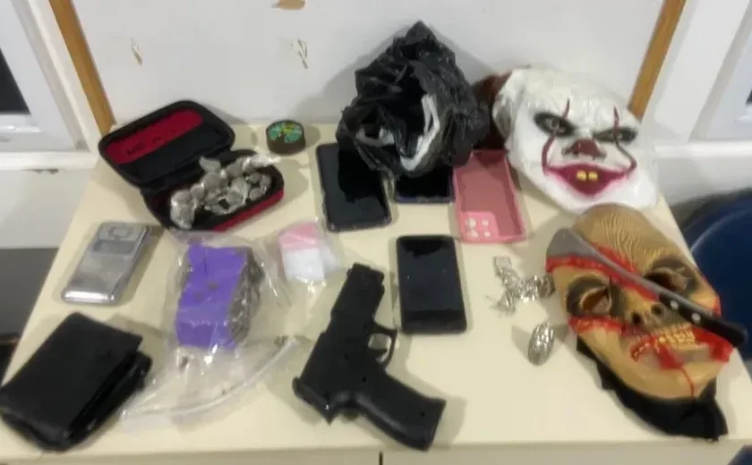 Homem preso na Santa Lúcia por praticar assaltos em Maceió trabalhava como entregador por aplicativo