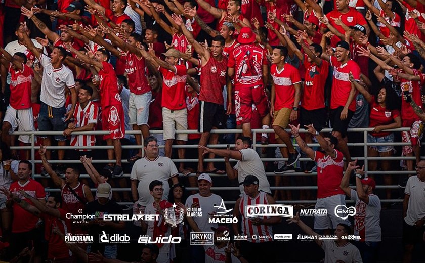 CRB divulga preço de ingressos para última partida do ano, contra o Bahia