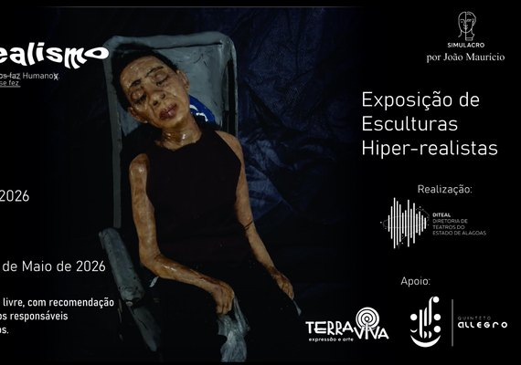 Exposição Hiporealismo traz esculturas com técnica simulacro à galeria do Complexo Cultural