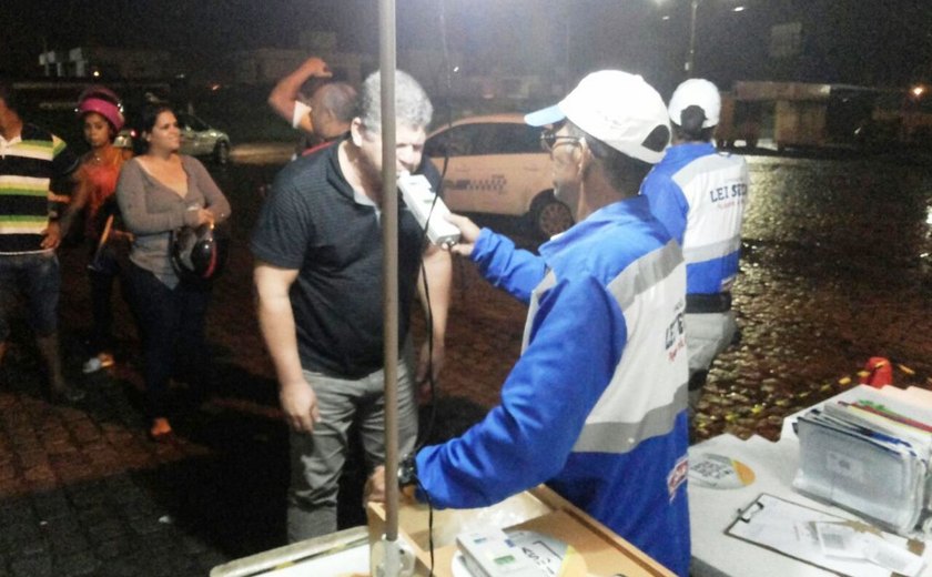 Lei Seca recolhe sete CNHs em operação realizada no bairro do Farol