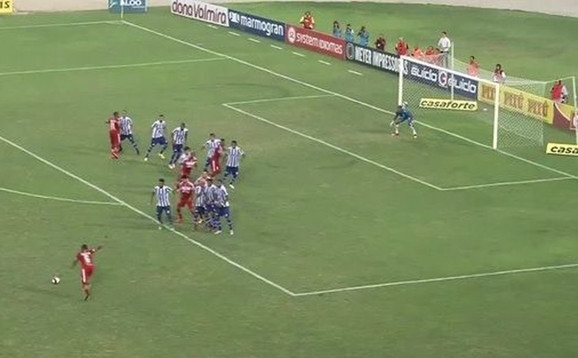 CSA e CRB fazem jogo fraco e ficam no empate sem gols no Rei Pelé