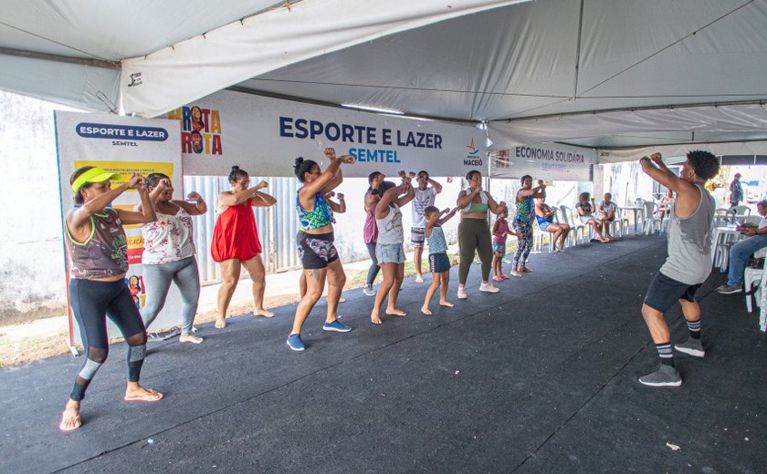 Mais de mil atendimentos de esporte e lazer são realizados no Brota na Grota