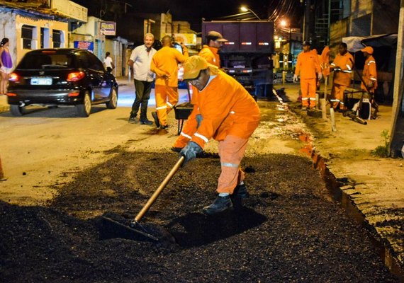 Confira os serviços de infraestrutura executados nesta terça em Maceió