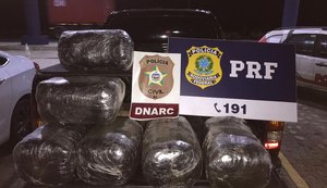 Caminhonete carregada com droga é apreendida na BR-101