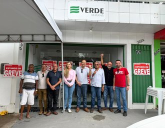 Urbanitários deflagram greve e cobram ACT 2025 da Verde Alagoas