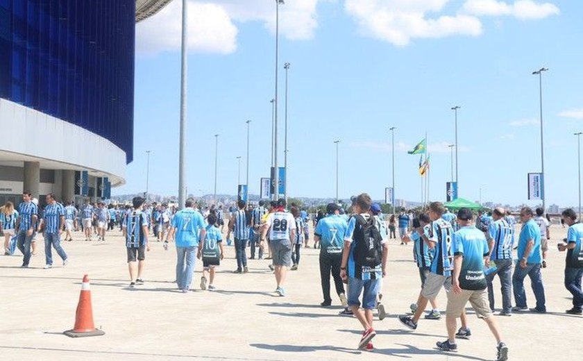 Por risco de temporal, Grêmio cancela fan fest na estreia da Libertadores