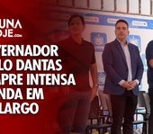 Governador Paulo Dantas cumpre intensa agenda em Rio Largo