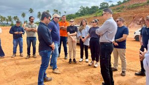 Seinfra acompanha fase final de obras de saneamento no Litoral Norte