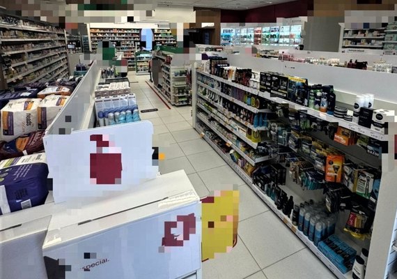 Vigilância Sanitária interdita farmácia na Serraria