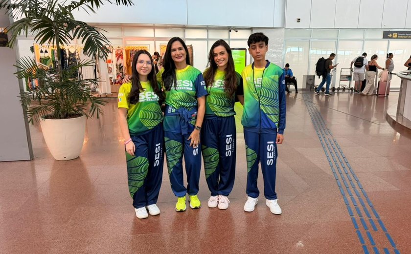 Estudantes do Sesi Alagoas representam o Brasil no Mundial de Robótica nos Estados Unidos