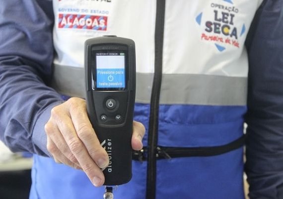 Lei Seca em Alagoas passa a utilizar novo etilômetro com tecnologia avançada