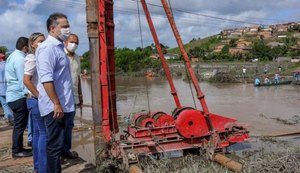 Afetada pelas chuvas, ponte de povoado em São Luís Quitunde será entregue em 60 dias