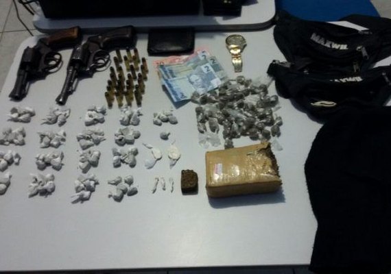 Polícia Civil autua três homens por vários crimes na cidade de Maribondo
