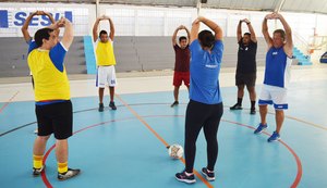 No caminho certo: futebol de cegos do Sesi conta com equipe motivada