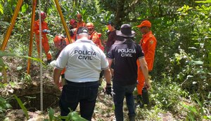 Polícia Civil busca corpo de homem desaparecido em cacimba no bairro Antares
