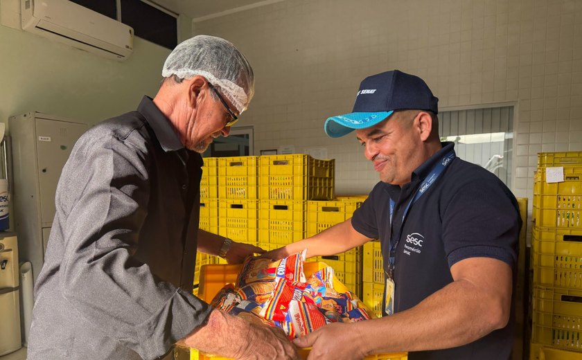 Sesc Mesa Brasil inicia entrega de alimentos arrecadados durante a Semana S em Arapiraca