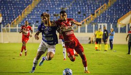 Cruzeiro de Arapiraca perde para o Sergipe em Aracaju e segue fora do G4