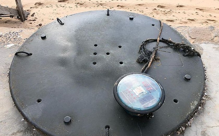 Objeto encontrado na Praia da Sereia é radar ilegal de pesca, diz Instituto Biota