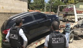 Oplit recupera carro parcialmente depenado que foi roubado em Maceió