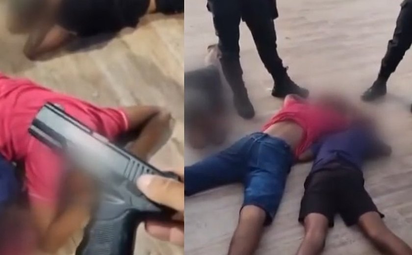 Três adolescentes são apreendidos por assaltos no Parque Centenário, em Maceió