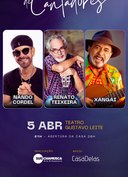 Renato Teixeira, Xangai e Nando Cordel fazem show inédito em Maceió