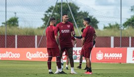 CRB finaliza preparação para enfrentar o Fortaleza pela Copa do Brasil