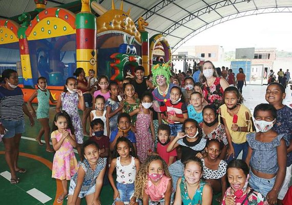 Comarca de Viçosa realiza evento para 300 crianças socialmente vulneráveis