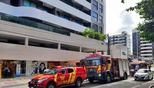 Incêndio destrói quarto de apartamento no bairro da Ponta Verde