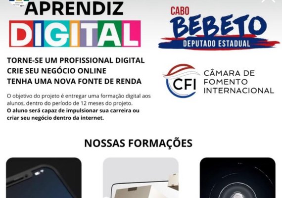 Jovens serão preparados para o mercado de trabalho por meio do Aprendiz Digital
