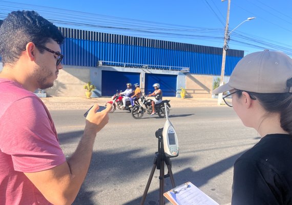 Pesquisa mapeia poluição sonora em bairro de Arapiraca