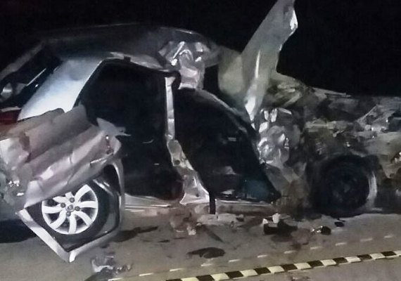 Colisão provoca morte de três pessoas da mesma família em Novo Lino