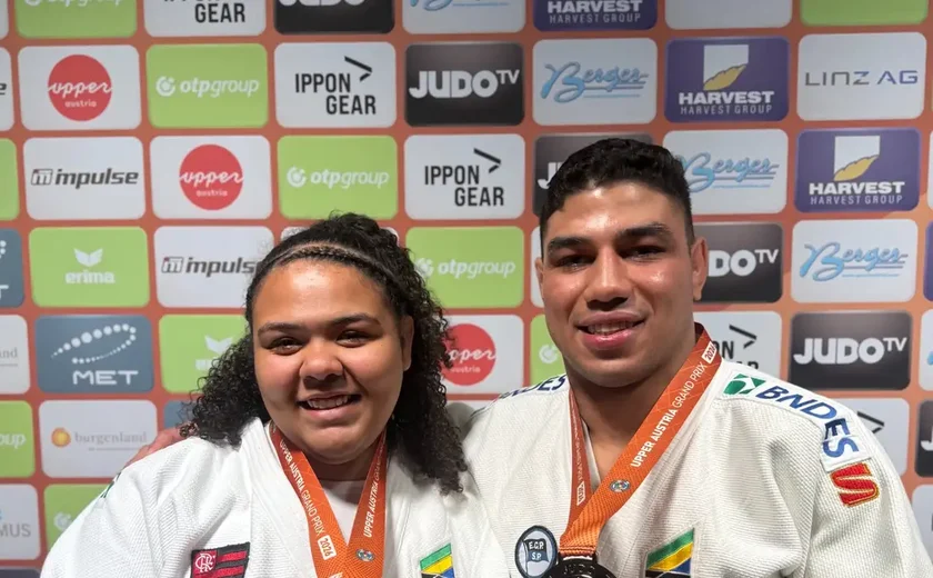 Com mais dois pódios, Brasil encerra Grand Prix de judô com seis medalhas