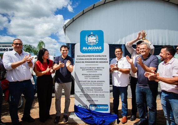 Povoado recebe pavimentação asfáltica e sala do programa Saúde Até Você Digital