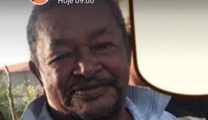 Corpo de idoso que estava desaparecido há 41 dias é encontrado em avançado estado de decomposição