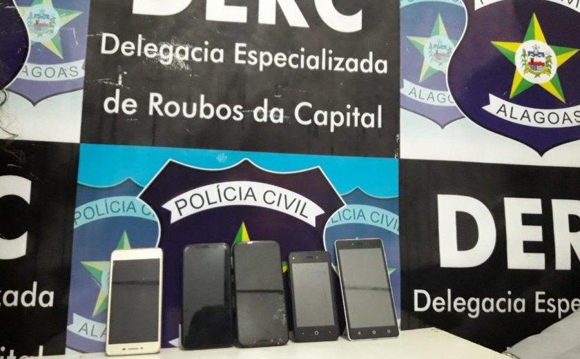 Receptador de telefones celulares é detido pela Polícia Civil em Maceió