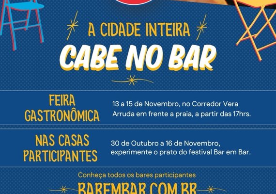 Festival Bar em Bar 2025 tem início com o tema “Cidade inteira cabe no bar”