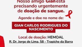 Campanha mobiliza doadores de sangue para ajudar jovem em tratamento em Alagoas