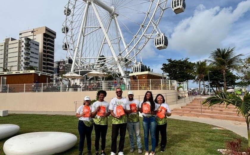 Alurb leva Projeto Praia Limpa para a Abertura do Natal de Todos Nós