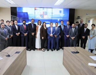 PGJ Lean Araújo fala sobre atuação institucional do MPAL ao receber visita de cortesia de novos juízes do TJ/AL