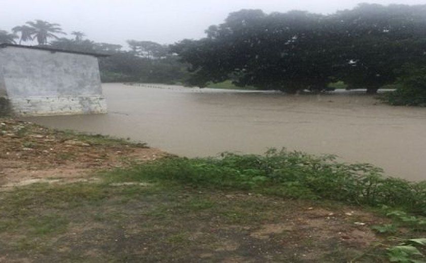 Semarh alerta que rios Manguaba, Camaragibe e Jacuípe apresentam elevação