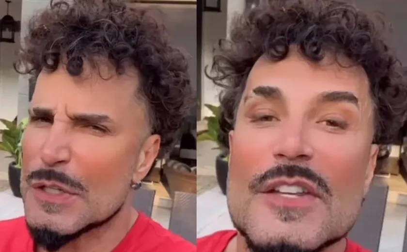 Cantor Latino surge irreconhecível e chama atenção do público