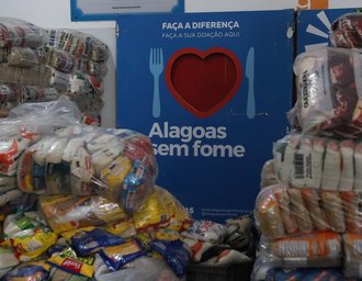 Detran/AL entrega 6 toneladas de alimentos ao Alagoas Sem Fome
