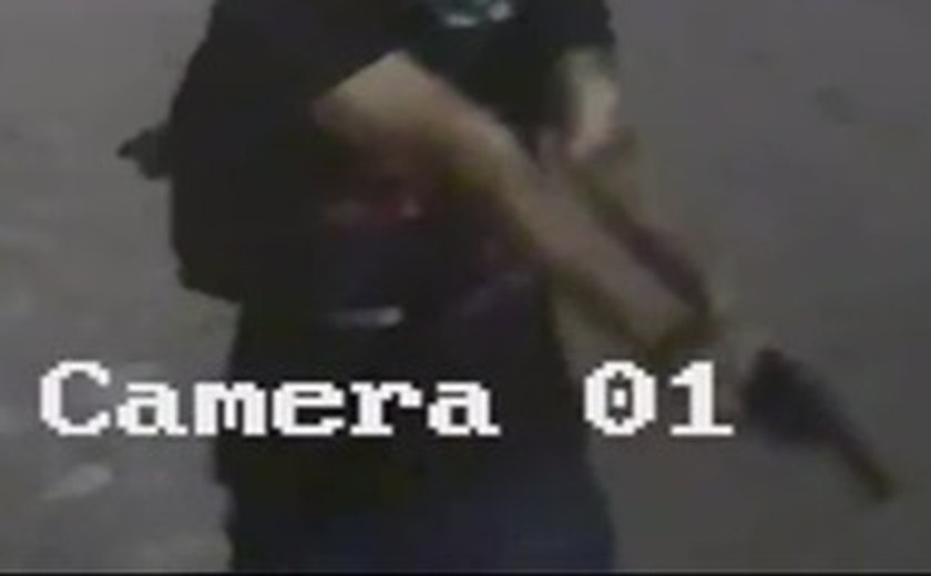 Polícia Civil divulga imagens de suspeito de homicídio no Jacintinho
