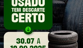 Indústria alagoana participa da campanha “Pneu Usado Tem Descarte Certo”