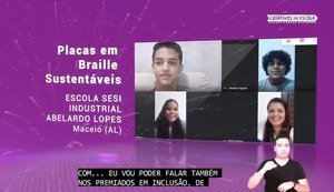 Com projeto de inclusão para deficientes visuais, Escola Sesi Cambona vence prêmio