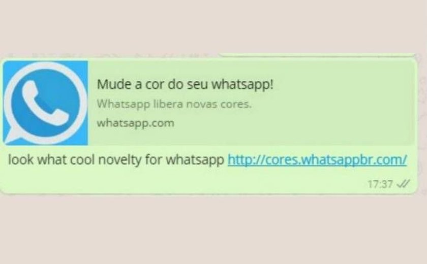 Golpe do WhatsApp promete mudar cor do aplicativo; mais de 1 milhão já caíram