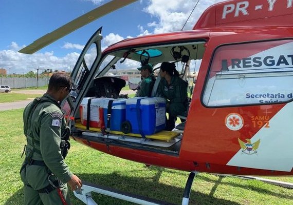 Número de atendimentos do Samu Aeromédico cresce 53% em Alagoas
