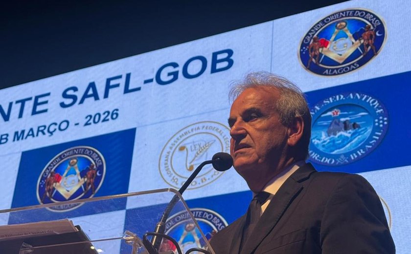 Grão-Mestre da maçonaria de Alagoas, Otávio Lessa sedia V Sessão Itinerante da SAFL